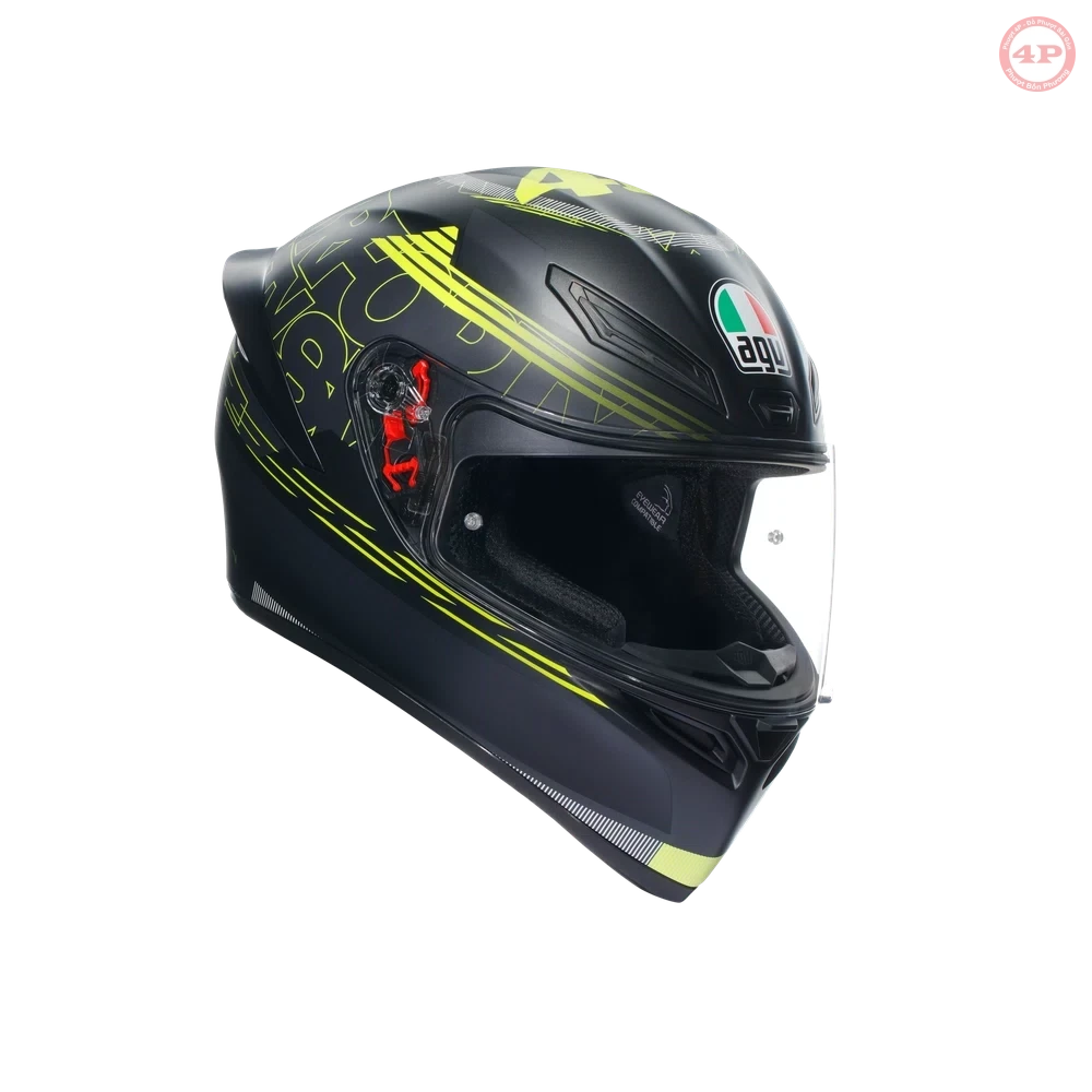 K1 S TRACK 46 – DOT(E2206) – MŨ BẢO HIỂM FULL FACE AGV - Phượt 4P