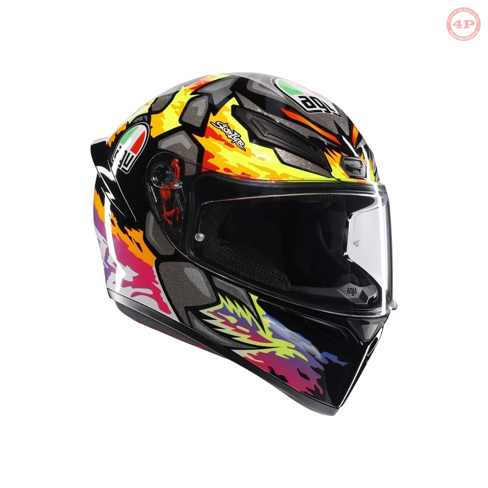 K1 S BEZZECCHI 2023 – DOT(E2206) – MŨ BẢO HIỂM FULL FACE AGV - Phượt 4P
