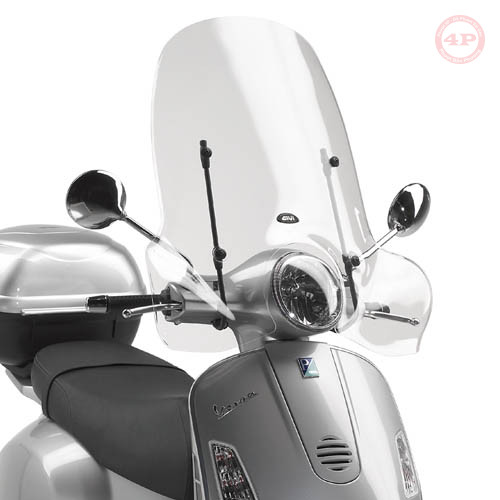 Kính chắn gió xe Vespa GTS 125-150-300 super / LX 50-125-150 - 104A - Phượt 4P