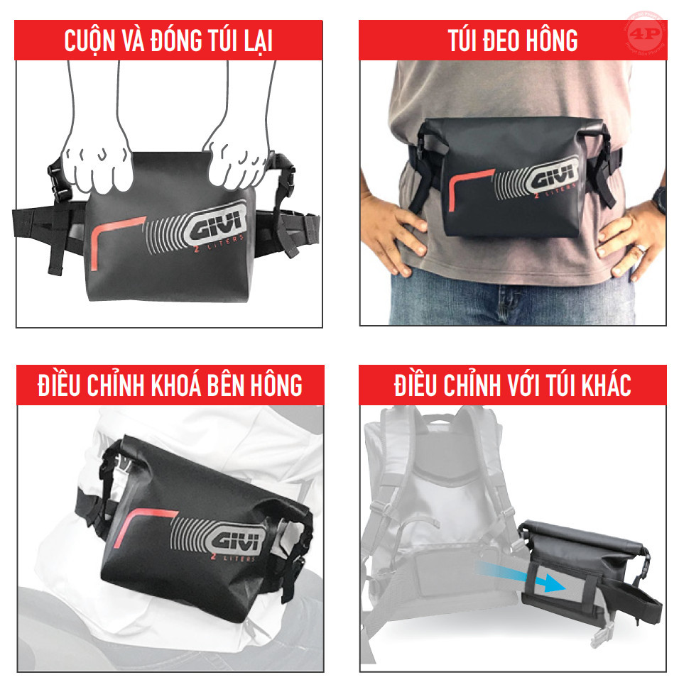 Túi đeo hông chống nước Prime PWB03 - Phượt 4P - Ảnh 6