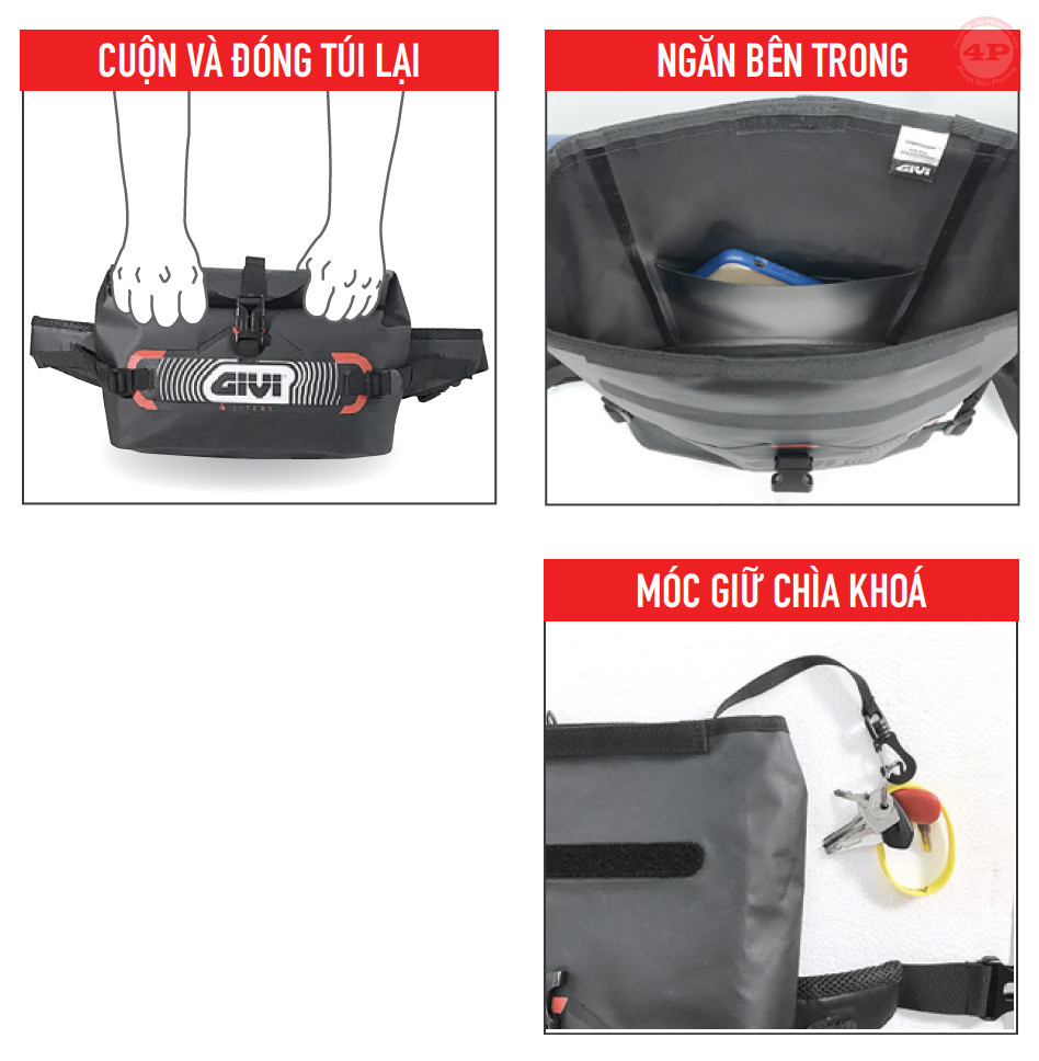 Túi đeo hông chống nước Prime PWB05 - Phượt 4P - Ảnh 2