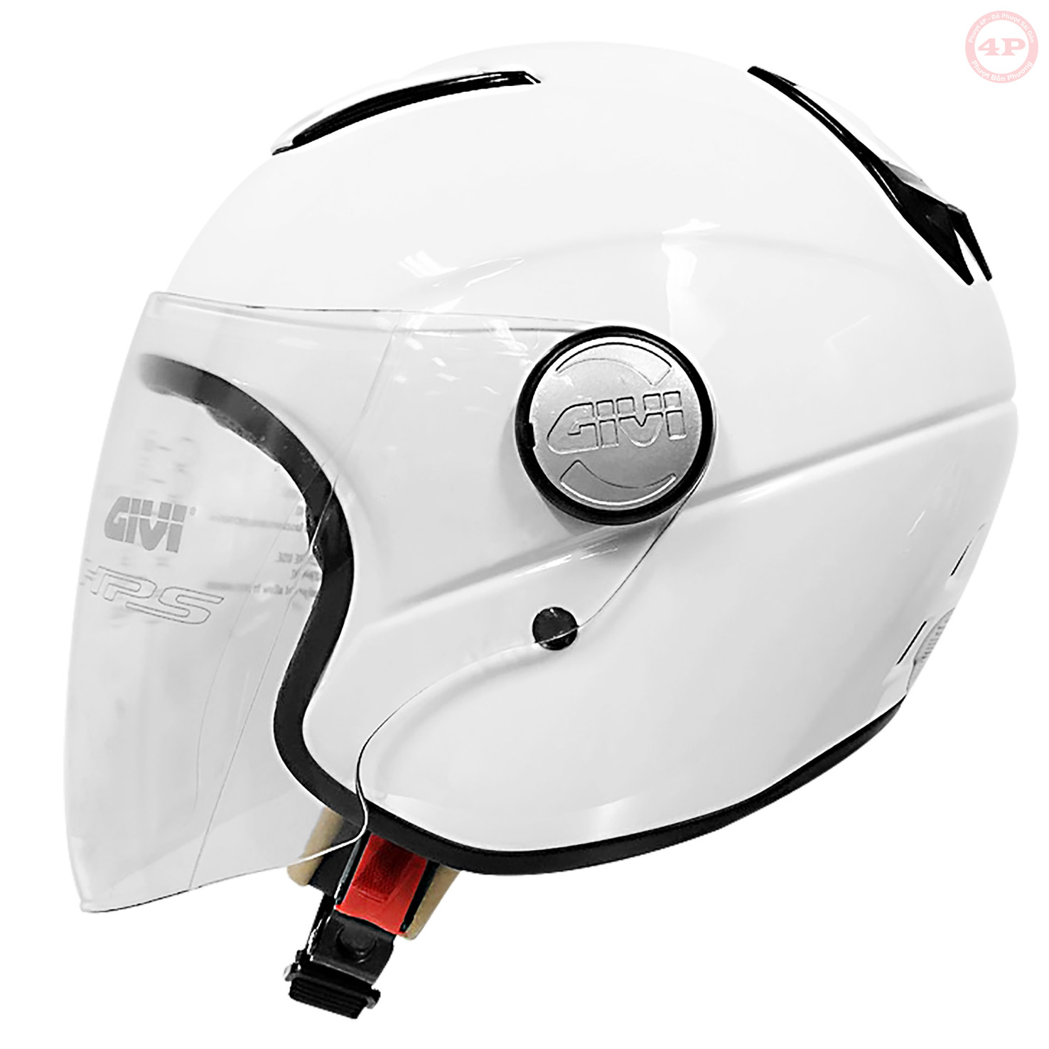 Nón bảo hiểm V10.1 Roma White - Phượt 4P