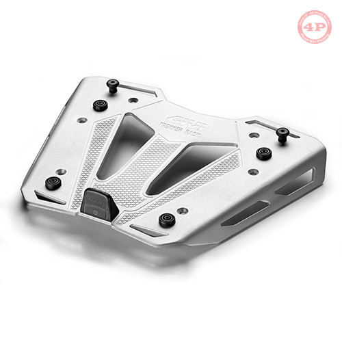 Đế nhôm M8A màu bạc gắn thùng Monokey - Phượt 4P