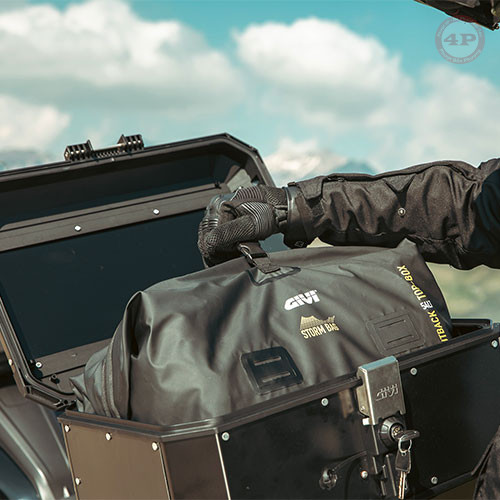 Thùng sau GIVI 56 Lit Bằng Nhôm Trekker Alaska ALA56B - Phượt 4P - Ảnh 8
