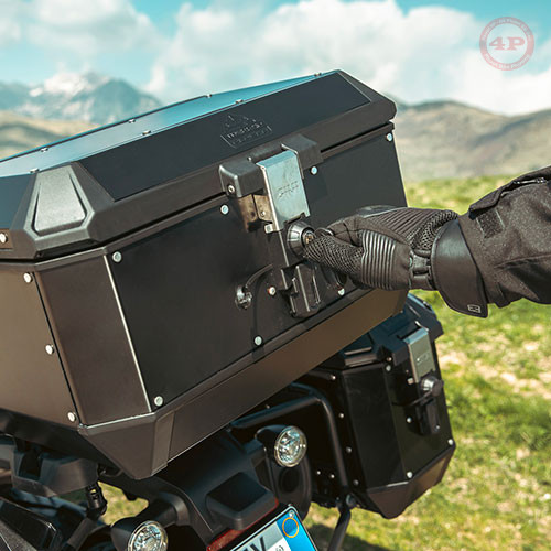 Thùng sau GIVI 56 Lit Bằng Nhôm Trekker Alaska ALA56B - Phượt 4P - Ảnh 7