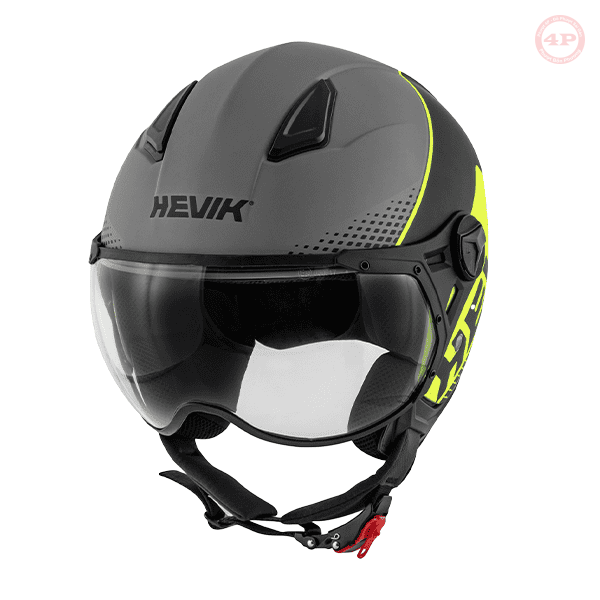 PILOTA | Nón bảo hiểm HEVIK- HV28GY - Phượt 4P - Ảnh 3