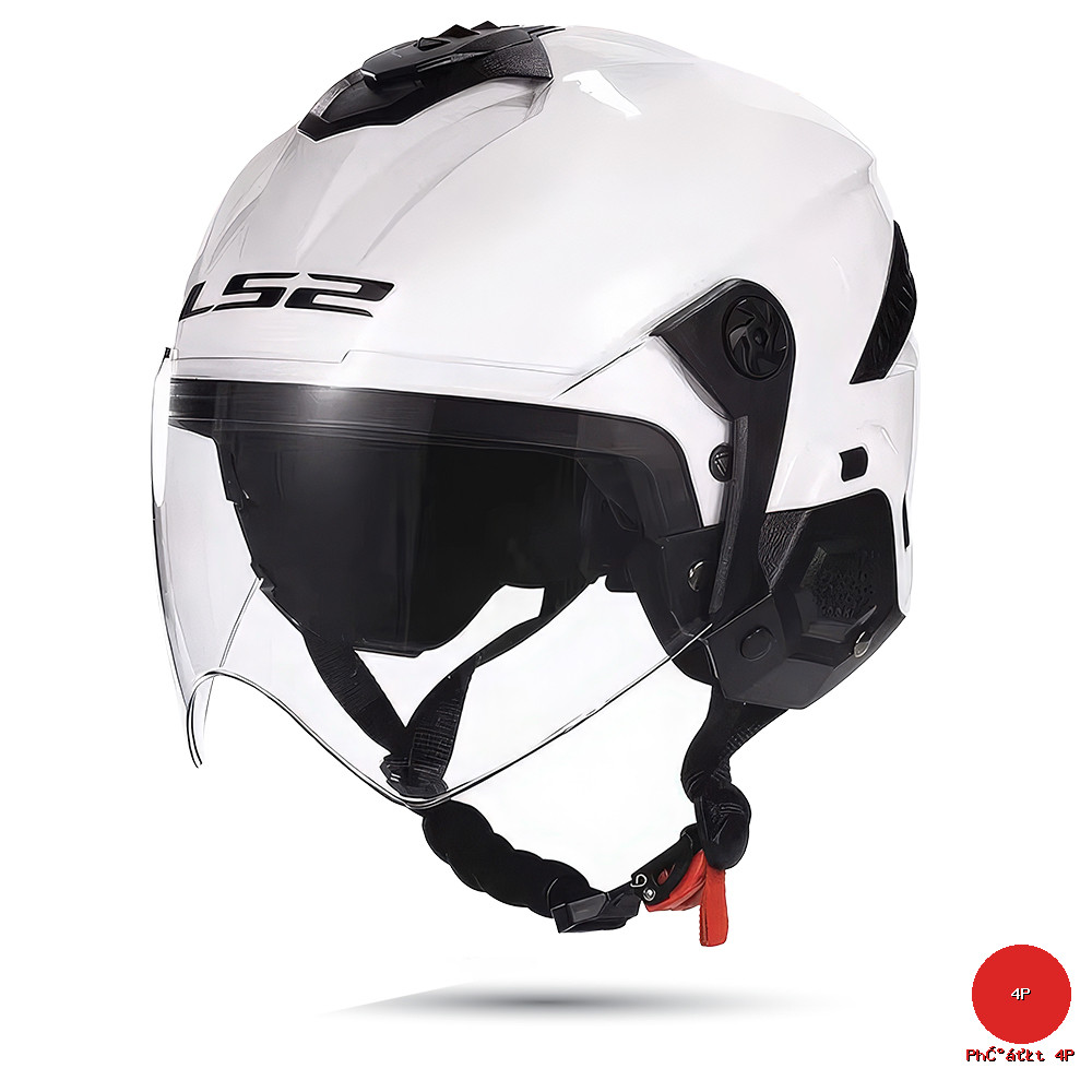 LS2 - Mũ bảo hiểm nửa đầu một kính LS2 OF610 Light - Phượt 4P - Sản phẩm