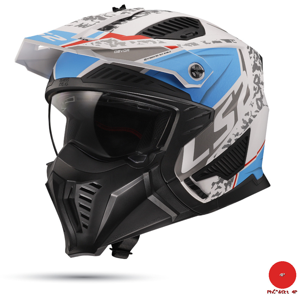 LS2 - Mũ Bảo Hiểm Đa Năng LS2 OF606 Drifter - Phượt 4P - Sản phẩm