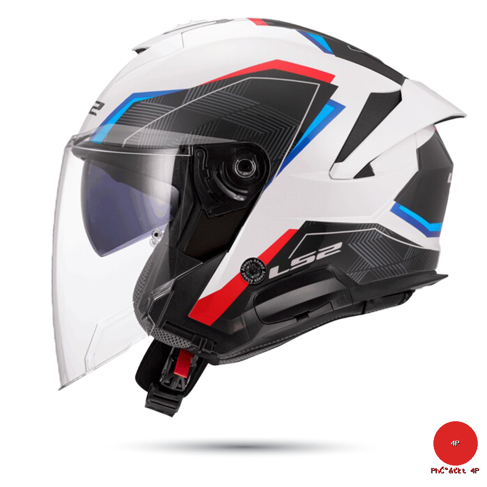 LS2 - Mũ Bảo Hiểm 3/4 LS2 OF618 Verso II - Phượt 4P - Sản phẩm