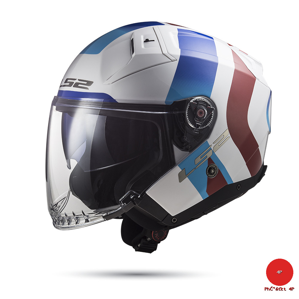 LS2 - Mũ Bảo Hiểm 3/4 Hai Kính LS2 OF603 Infinity II - Phượt 4P - Sản phẩm