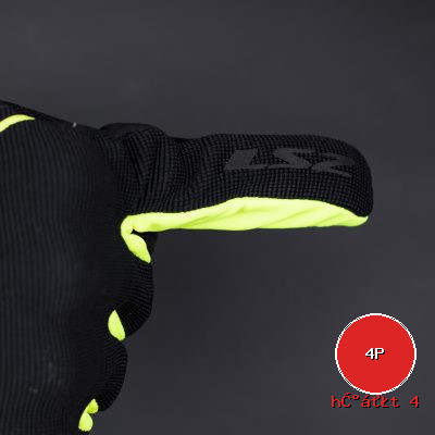 logo ls2 trên găng tay ls2 dart man