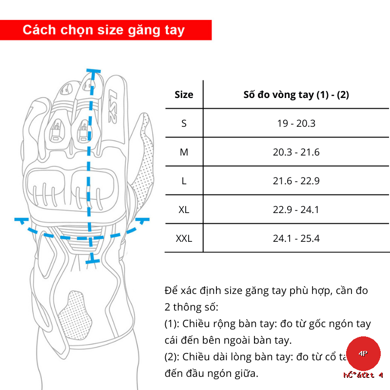 cach chon size gang tay bao ho ls2