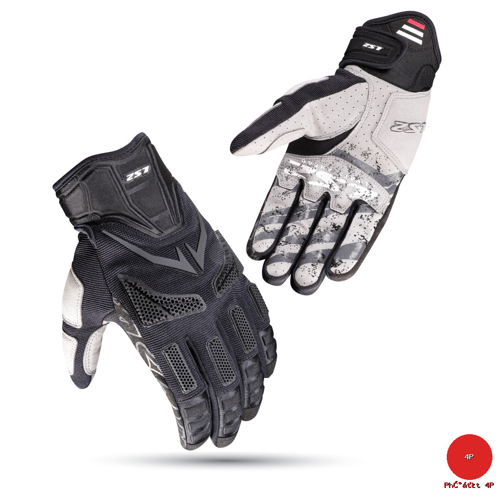 LS2 - Găng Tay Bảo Hộ LS2 Ravin - Phượt 4P - Sản phẩm