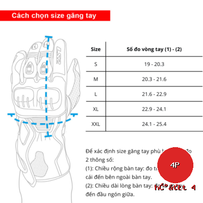 cach chon size gang tay bao ho ls2