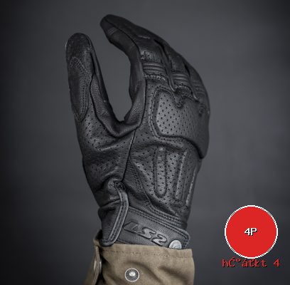 găng tay ls2 rust man da dê