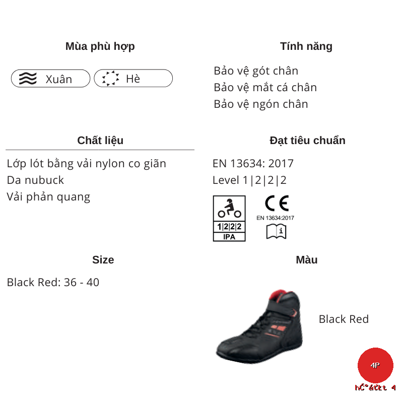 giay bao ho cho nu ls2 garra