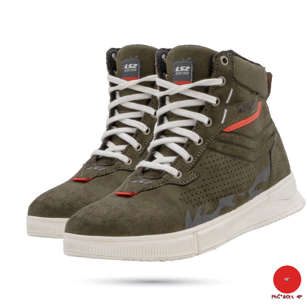 LS2 - Giày Bảo Hộ Đi Xe Máy LS2 Chrome Man - Phượt 4P - Sản phẩm