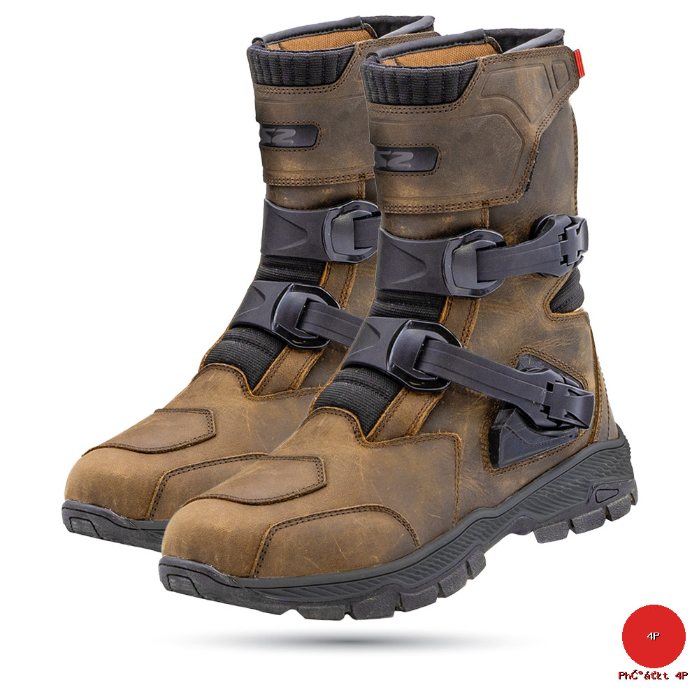 LS2 - Giày Bảo Hộ Đi Xe Máy LS2 Adventure Man WP - Phượt 4P - Sản phẩm