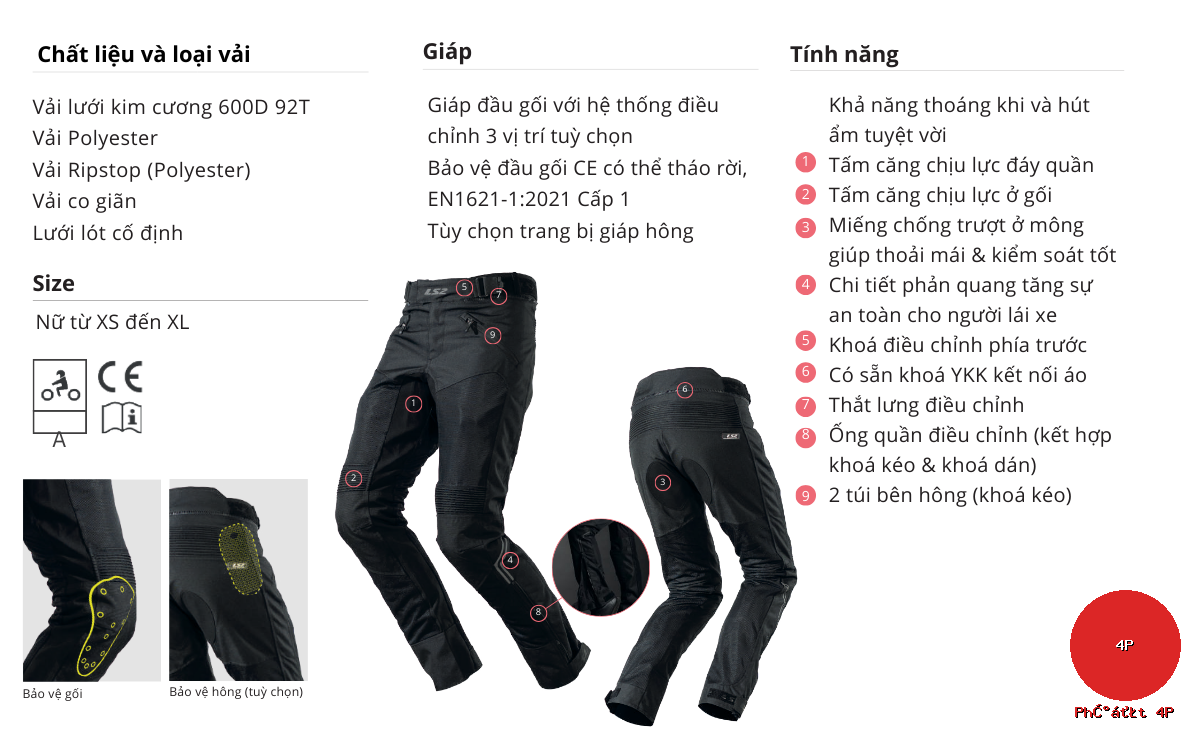 quan bao ho vento lady