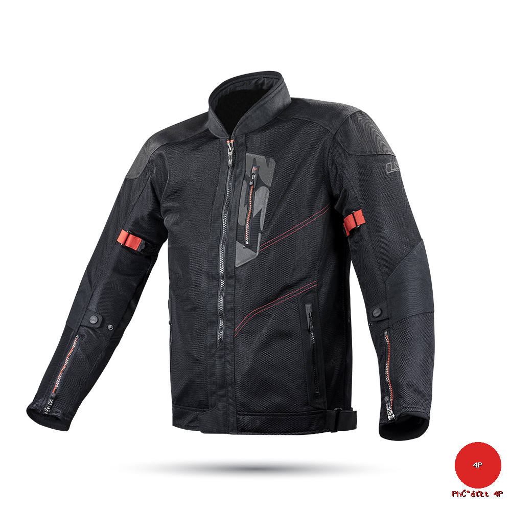 Áo Bảo Hộ Xe Máy LS2 Alba Man - Phượt 4P