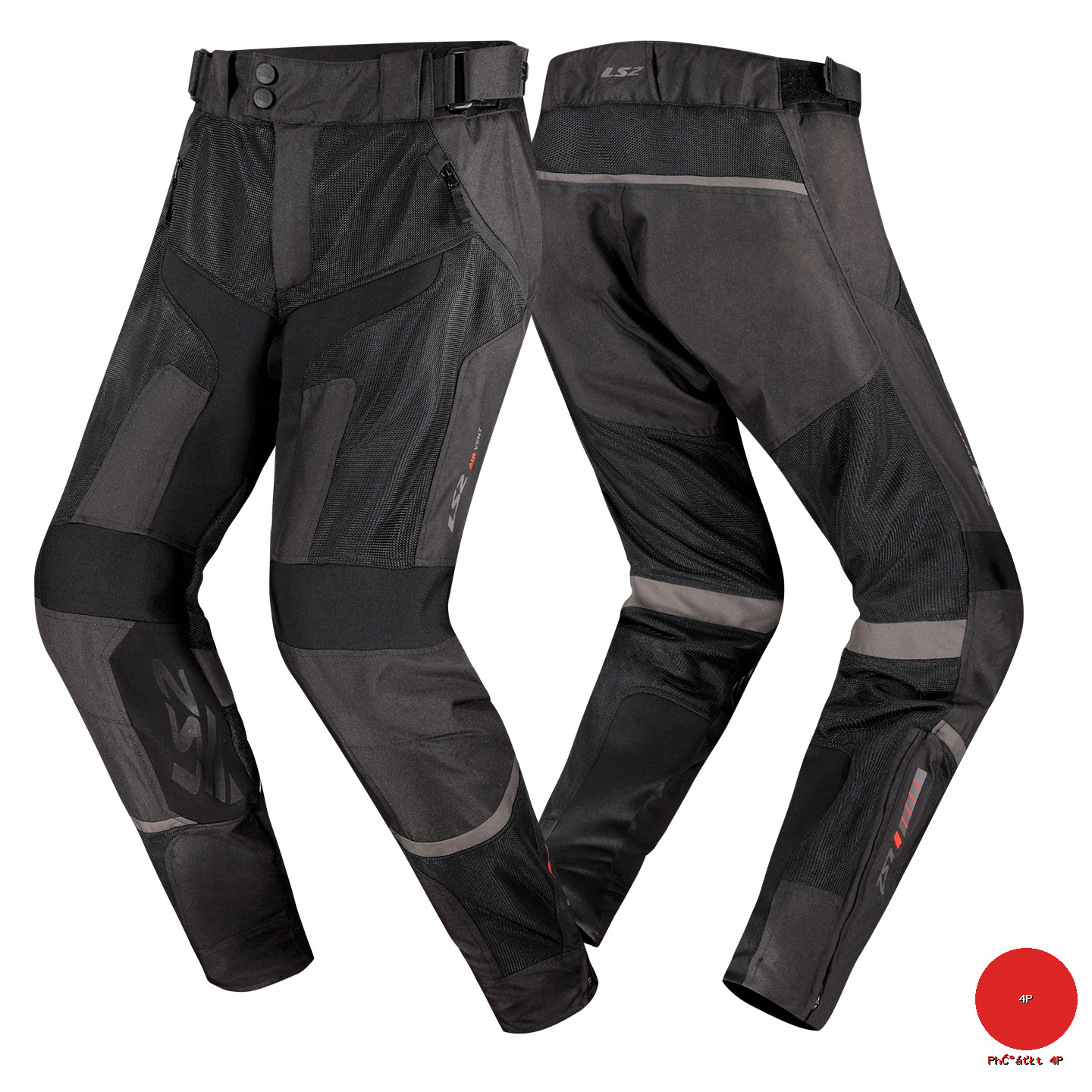 Quần Bảo Hộ Xe Máy LS2 Como Air Man - Phượt 4P