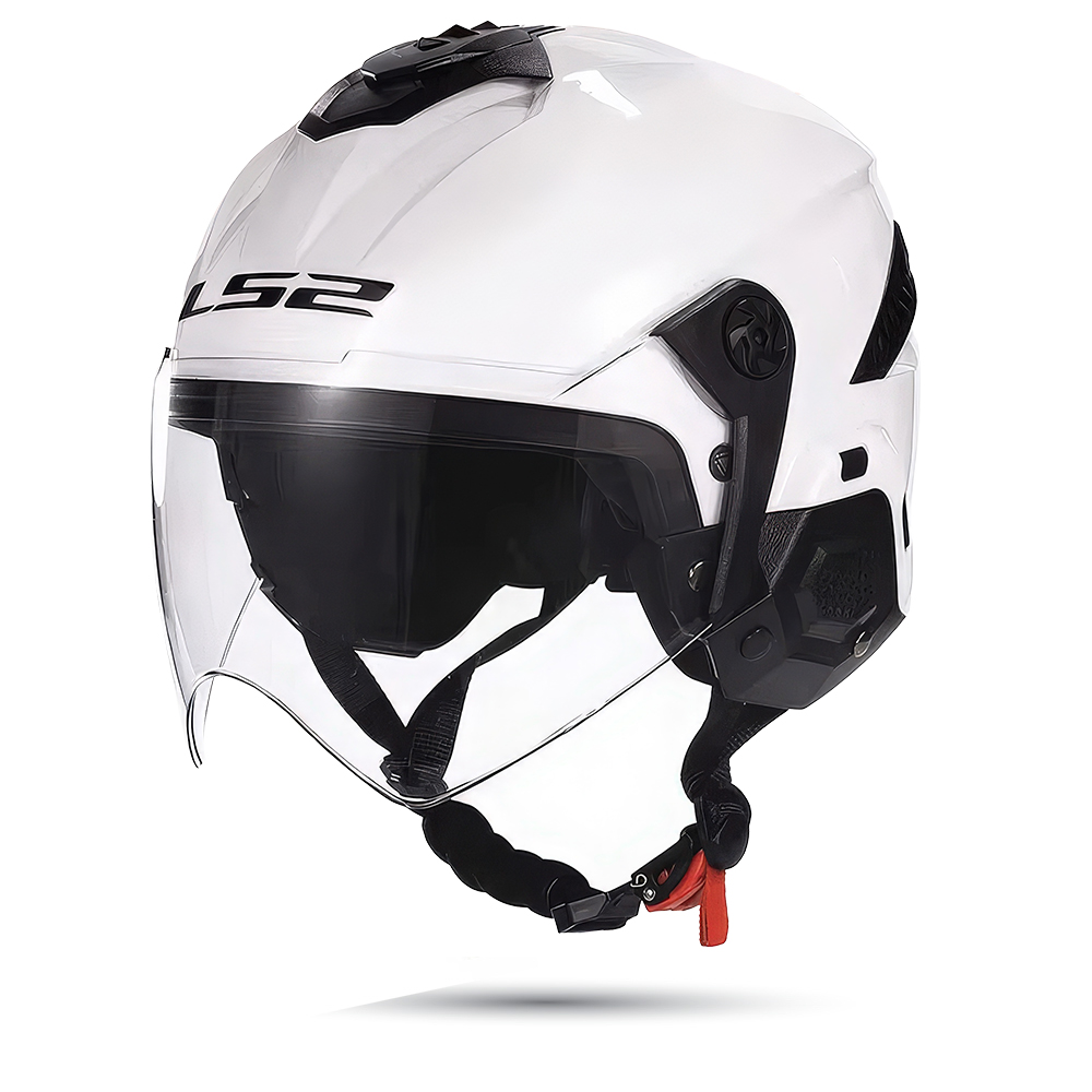 Mũ Bảo Hiểm Nửa Đầu LS2 OF610 – Solid Gloss Black - Phượt 4P - Ảnh 4