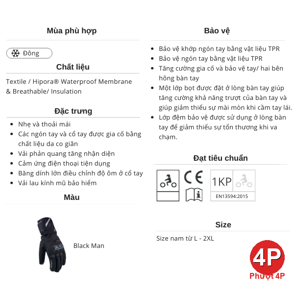 gang tay ls2 snow man