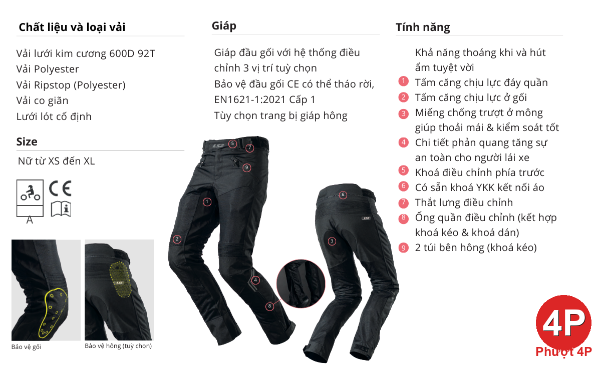 quan bao ho vento lady